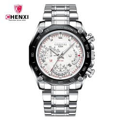 CHENXI - luxury Quartz watch - luminous - waterproof - stainless steelWatches