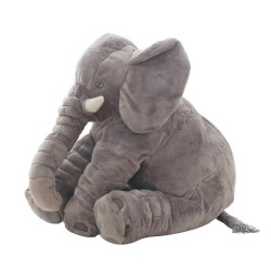 Jätteelefant - uppstoppad babysovkudde - leksak