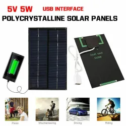 USB solpanel - snabbladdare - 5W