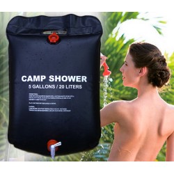 Camp shower bag - solar energy heated - PVC - 20LOutdoor & Camping