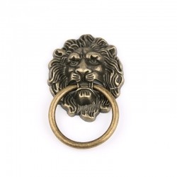 Alloy lion head - antique furniture handle - 67 * 43mm - 1 pieceFurniture