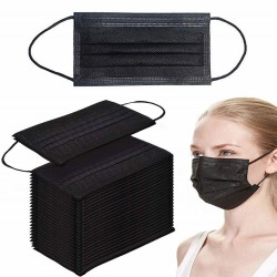 copy of Disponibel antibakteriell medicinsk ansiktsmask - munmask - 50 bitar svart