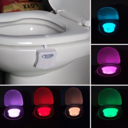 copy of Nightlight LED Motion Sensor 8 Color Toilet Lampa
