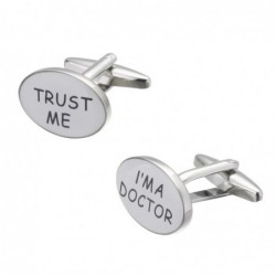 copy of Cufflinks with inscription - i am doctor - gift