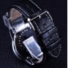 JARAGAR - luxury automatic watch - leather strap - triangle shapeWatches