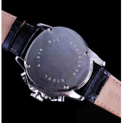 JARAGAR - luxury automatic watch - leather strap - triangle shapeWatches