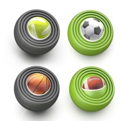 3D dekompressionsboll - fidget spinner - anti-stress leksak