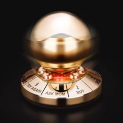 Öde / förutsägelse / beslut boll - metall fidget spinner - anti-stress leksak
