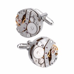 Mechanical watch movement - elegant cufflinksCufflinks