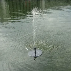 14W - solar flytande damm fontän - vattenpump