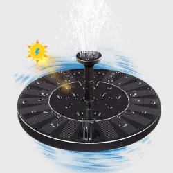14W - solar flytande damm fontän - vattenpump