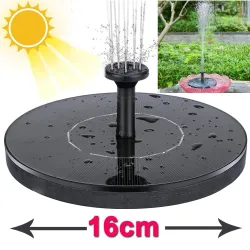 14W - solar flytande damm fontän - vattenpump