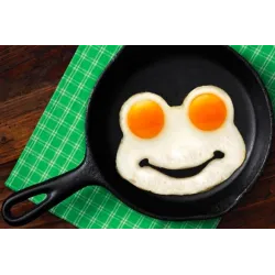 Groda - stekt äggform