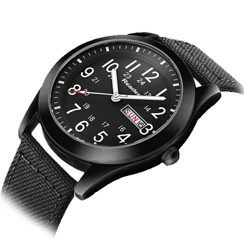 READEEL - sports Quartz watch - waterproof - canvas strapWatches