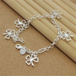 Fyrklöverarmband - 925 sterling silver