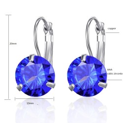 Eleganta örhängen - med cubic zirconia
