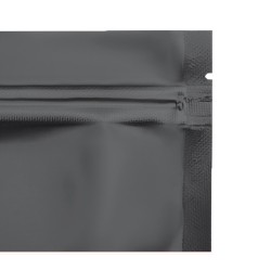 Matt black - aluminum foil bags - resealable - ziplock - 100 piecesStorage Bags