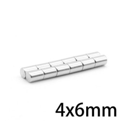 N35 - neodymmagnet - stark skiva - 4mm * 6mm