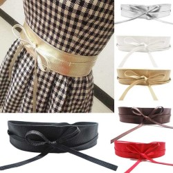 Wide self-tie belt - soft leatherBelts