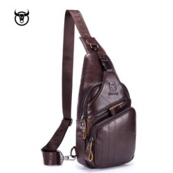 Multifunktionsryggsäck - crossbody-väska i läder