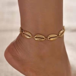 Gold shell ankle braceletAnklets