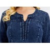 Knitted denim dress - plus sizeDresses