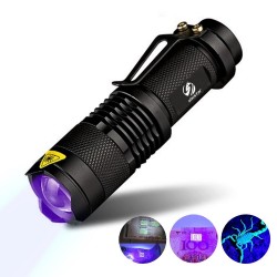 365NM - UV-lampa ljus ficklampa - falska pengar checker - fläckdetektor