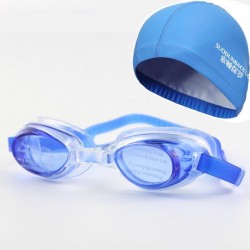 Vattentät simhatt - skyddsglasögon - set