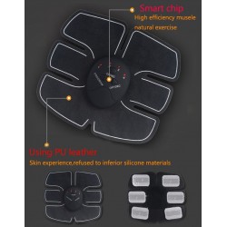 Muskelstimulator - trådlös massageapparat - bantningsbälte - mag-/arm-/lårtränare