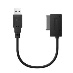 USB 2.0 till mini Sata II - 13-stifts adapter - kabel
