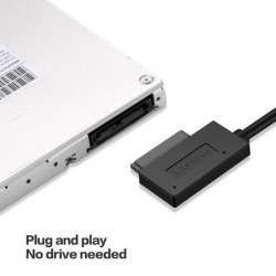 USB 2.0 till mini Sata II - 13-stifts adapter - kabel