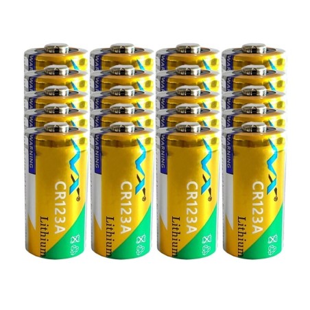 Original litiumbatteri - CR123A - 1600 mAh - 20 stycken