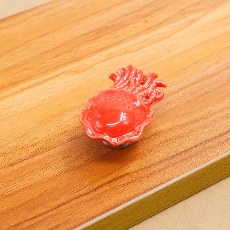 Keramiska möbelhandtag - knoppar - bläckfiskformade