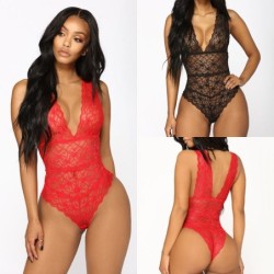 Sexy lace body - sleeveless - g-stringLingerie