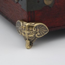 Decorative protection legs for furniture - antique elephant - vintage bronze - 8 piecesFurniture