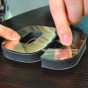 3D väggklocka - DIY-klistermärke i akryl - spegeleffekt