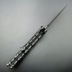 Vikbar taktisk kniv - skalleklo design