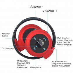 Trådlösa Bluetooth-hörlurar - headset med mikrofon