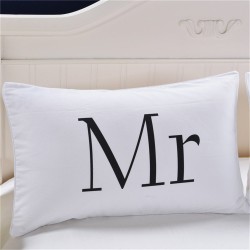 Mr & Mrs - cushion cover - 2 piecesCushion covers