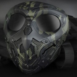 Lurker taktisk meshmask - kamouflage / airsoft / paintball