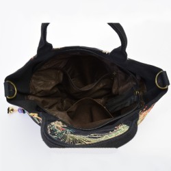 Canvas handbag - colorful ethnic designHandbags