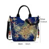 Canvas handbag - colorful ethnic designHandbags