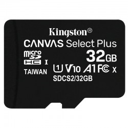 Kingston - micro SD-minneskort - 32GB - 64GB - 128GB - 256GB - 512GB