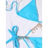 Sexig bikini set - med kristall / metall dekorationer