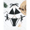 Sexig bikini set - med kristall / metall dekorationer