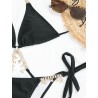 Sexig bikini set - med kristall / metall dekorationer