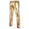 Fashionable shiny metallic pantsPants