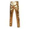 Fashionable shiny metallic pantsPants