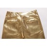 Fashionable shiny metallic pantsPants