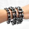Stainless steel bracelet - motorcycle chain linksBracelets